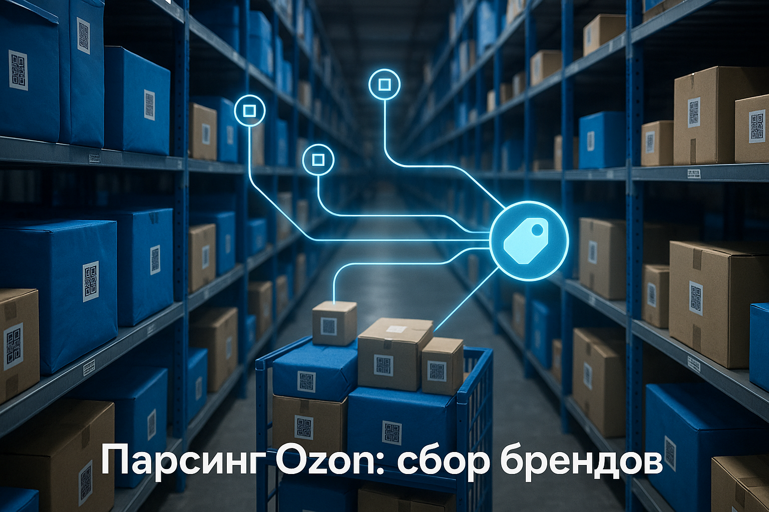 Парсинг Ozon: сбор товаров по ссылке на бренд